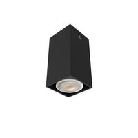 DECKENLEUCHTE Cube H10 - Schwarz, Metall (6/6/10cm) - Lumicom