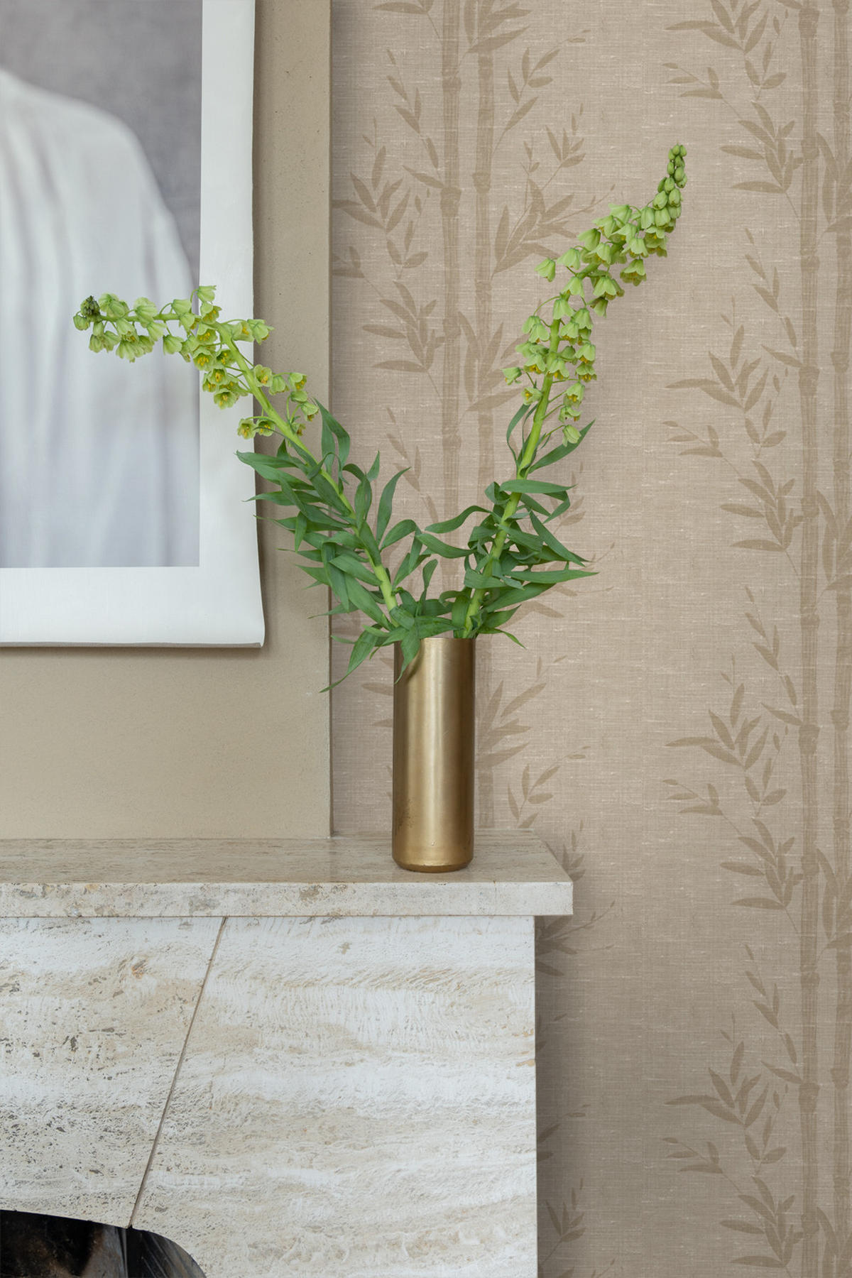 TAPETE Bambusmuster 50 x 900 cm - Beige, Papier (50/900cm) - Origin Wallcoverings