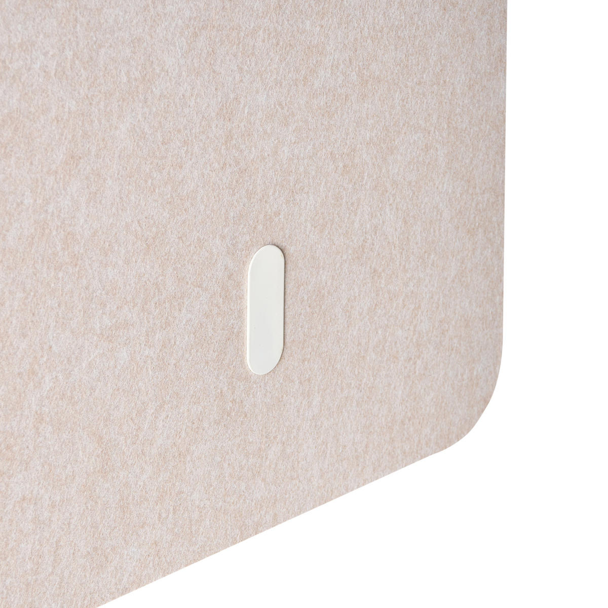 DĚLICÍ STĚNA NA STŮL 120/50 cm Béžová Foldy - béžová, plast (120/50/1cm) - Beliani