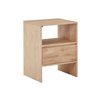 WASCHBECKENUNTERSCHRANK - 60cm x 50cm - Eiche - naturfarben hell - CAVIZO - Naturfarben, Holz (60/78/50cm) - Vente-Unique