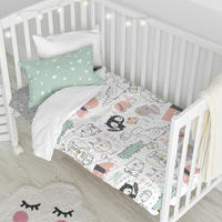 BETTBEZUG set 2 teiliges Best buddies 100x120 cm (Kinderbett) - Multicolor, Textil (100/120cm) - Happy Friday