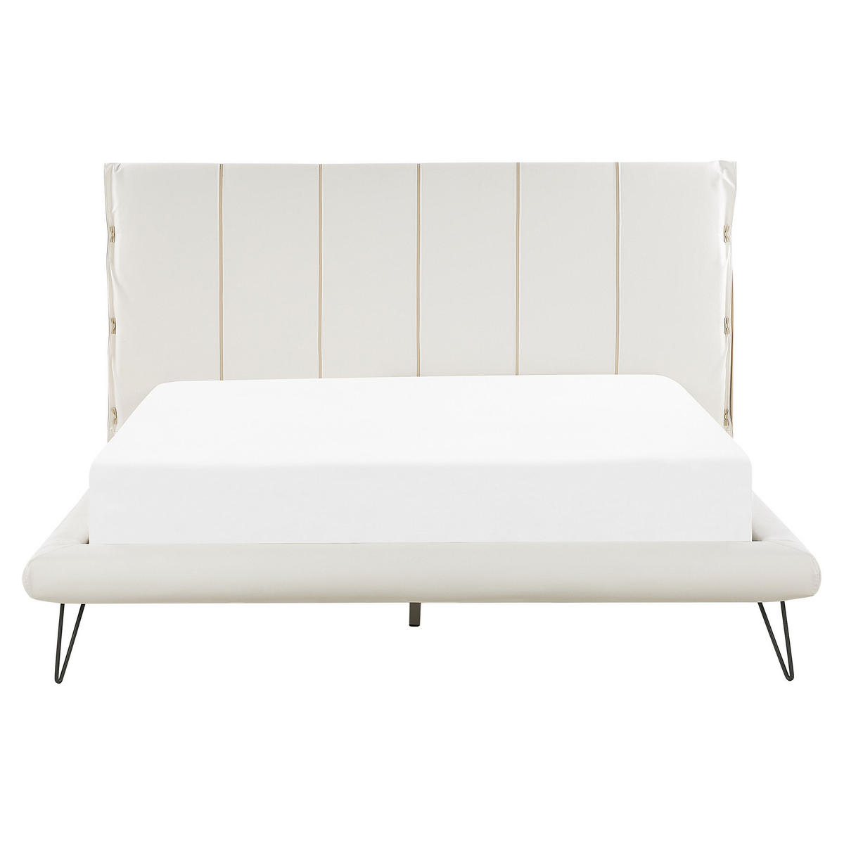 BETT 160/200cm Creme Betin - Creme, Textil (160/200cm) - Beliani