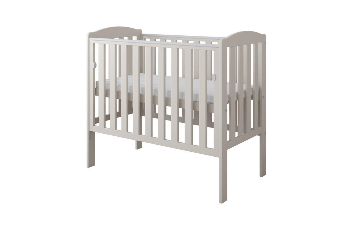 BEISTELLBETT Pino - Beige, Holz (50/100cm) - kiki design