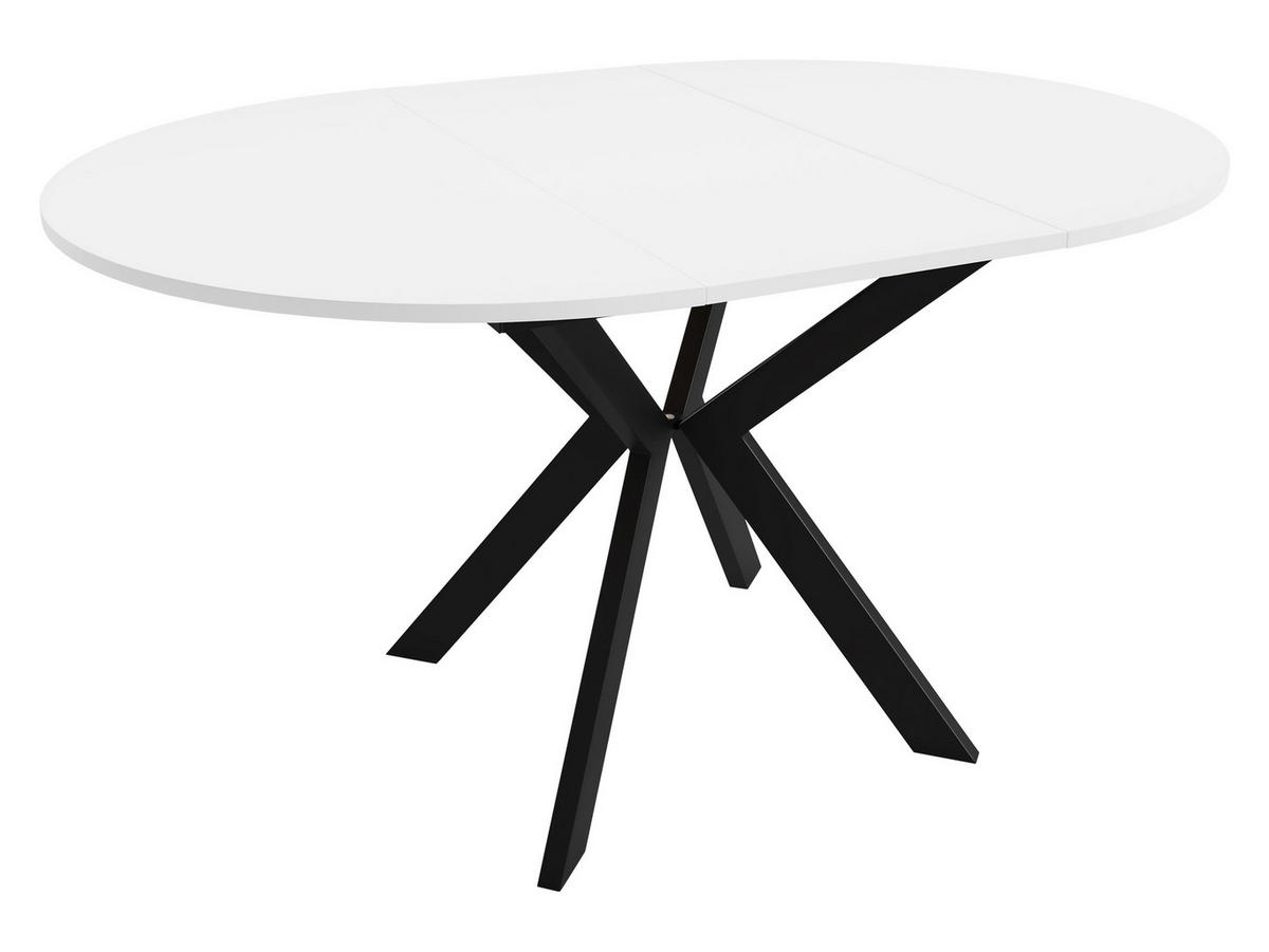 TISCH Leia 100 Ausziehbar - Multicolor/Schwarz, Holzwerkstoff/Metall (100/100/76cm) - MIRJAN24
