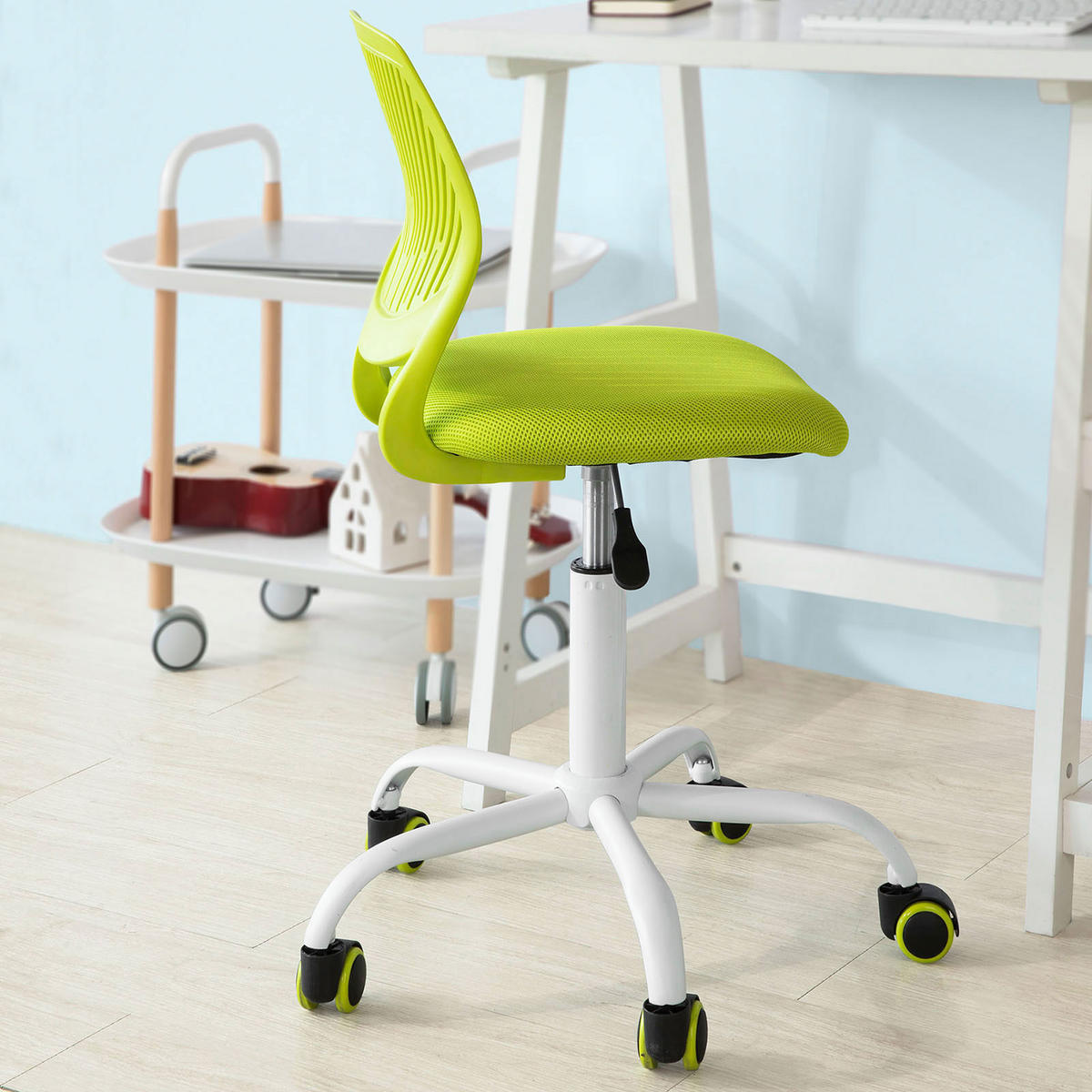 SCHREIBTISCHSTUHL Kinder Grün - Grün, Kunststoff (55/89/55cm) - SoBuy
