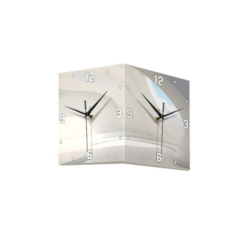 WANDUHR, Acrylmaterial, 26 x 26 x 26 cm, EU-Stecker，Design - Weiß, Kunststoff (26/26/26cm) - Weltevree