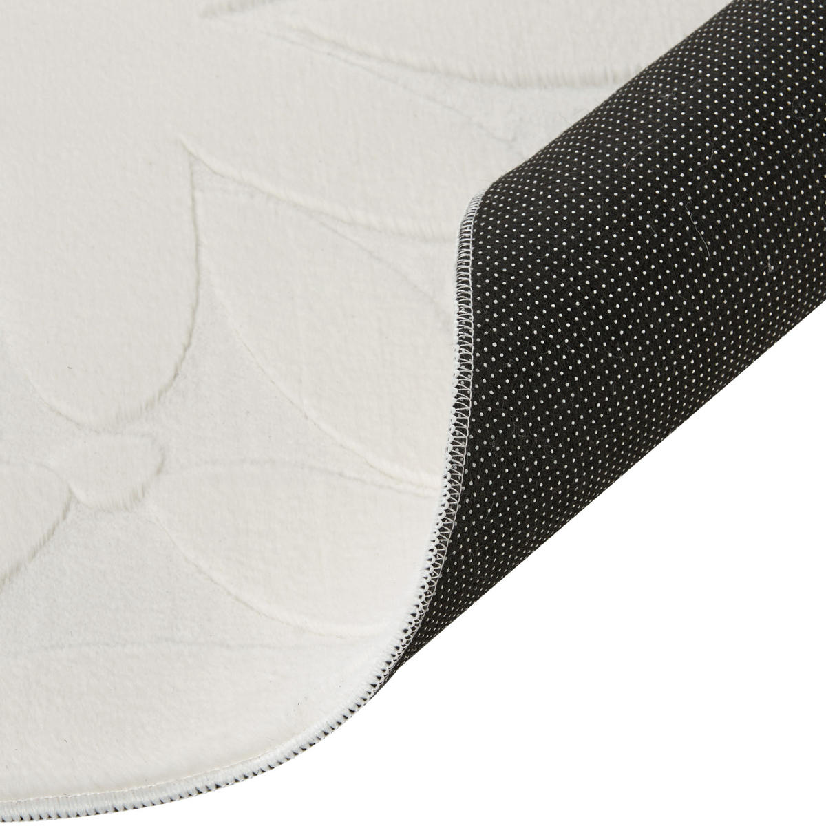 KOBEREC Krémově bílý 160 cm Hood - bílá/krémová, textil (160/160cm) - Beliani