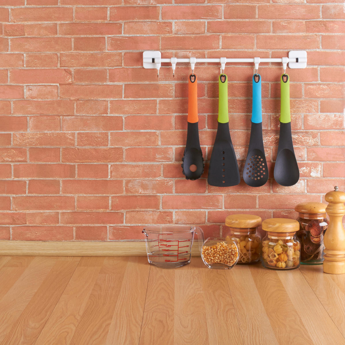 MESSBECHER - Transparent, Glas (0.25L) - Relaxdays