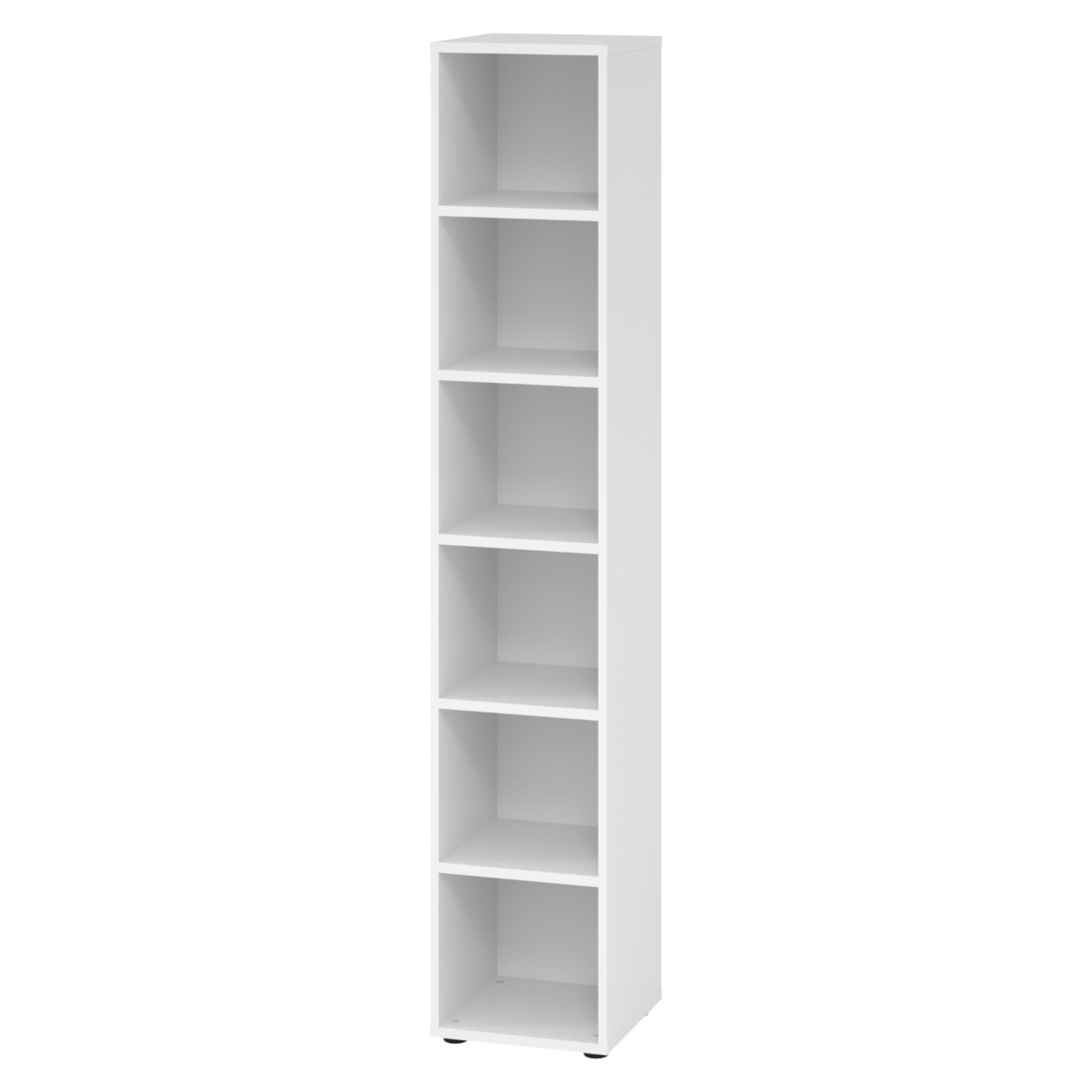 bümö Regal Weiß 40x215.6x40 cm