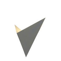 WANDLEUCHTE London, Grau, 25.5cm - Grau, Metall (27/25.5/7cm) - KOSILUM