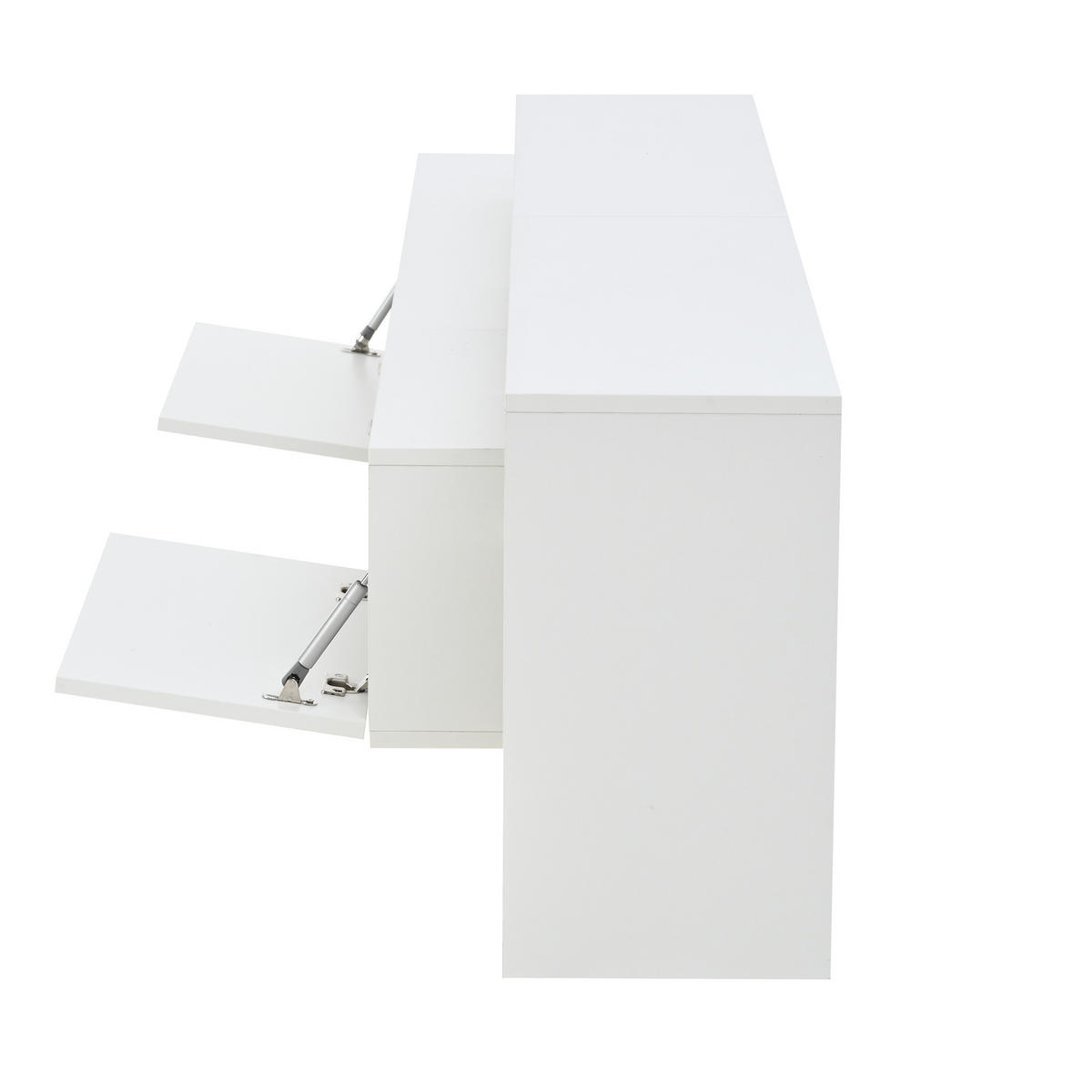 LOWBOARD DE-40310 mit LED und Hochglanzfront Weiß - Weiß, Holzwerkstoff (190/48.5/40cm) - ComfortXL