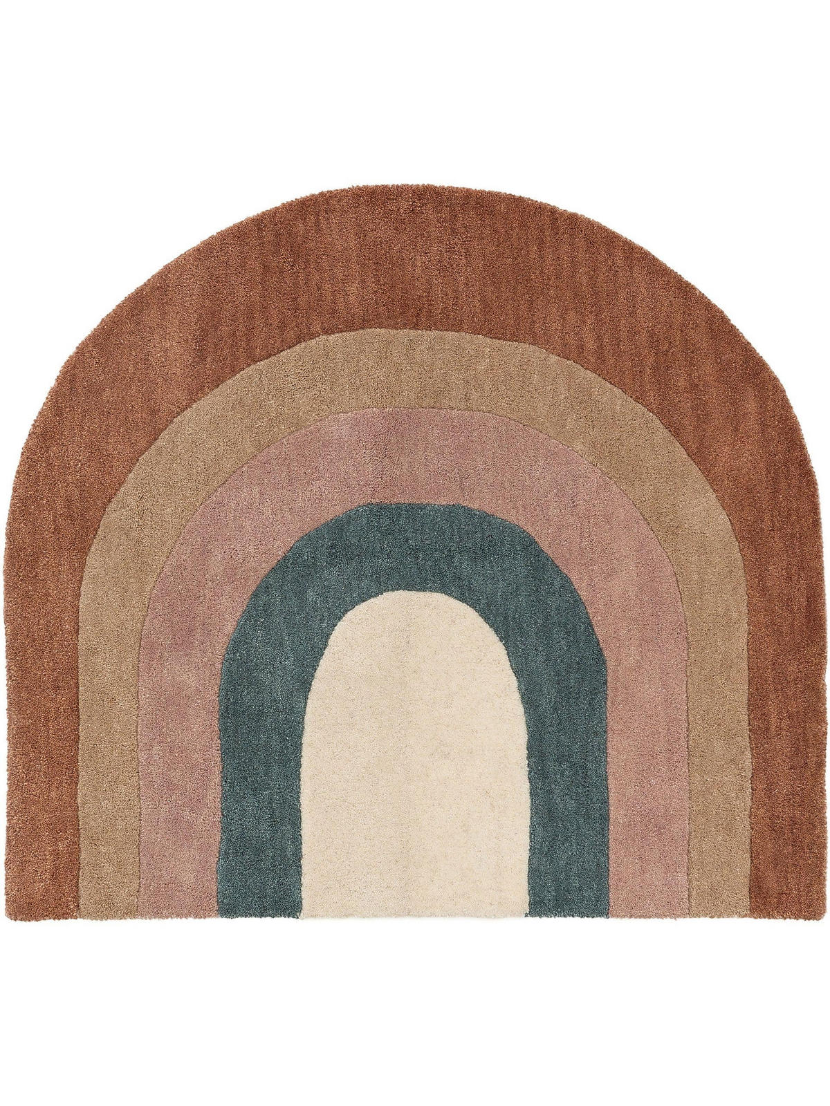 KINDERTEPPICH Rainbow Multicolor 105x120 cm - Multicolor, Textil (105/120cm) - Lytte