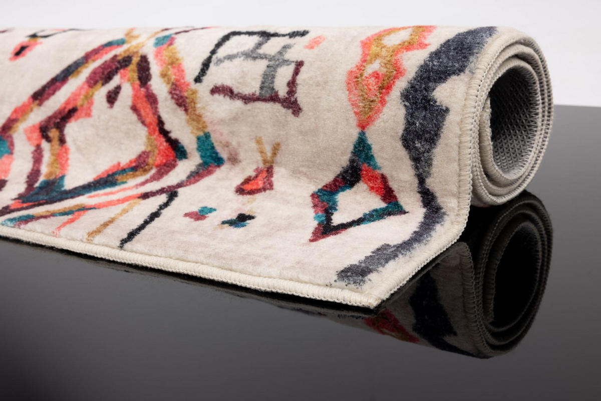 BADTEPPICH Ariella Bunt 60x100 cm - Multicolor, Textil (60/100cm) - Gino Falcone