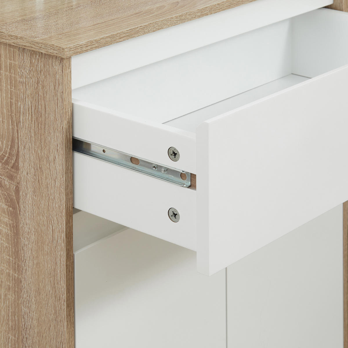 MIDISCHRANK DE-12540 60/30/90 cm Weiß - Weiß, Holzwerkstoff (30/90/60cm) - ComfortXL