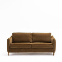 BETTSOFA - Bronze - Bronzefarben, Textil (162/85/97cm) - Drawer