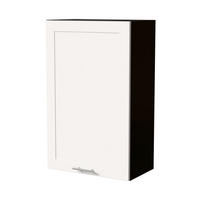 HÄNGESCHRANK Oslo W4/60/1 Schwarz / Weiß Matt 60 / 32,5 / 96cm - Schwarz/Weiß, Holz/Holzwerkstoff (60/96/32.5cm) - Feldmann-Wohnen