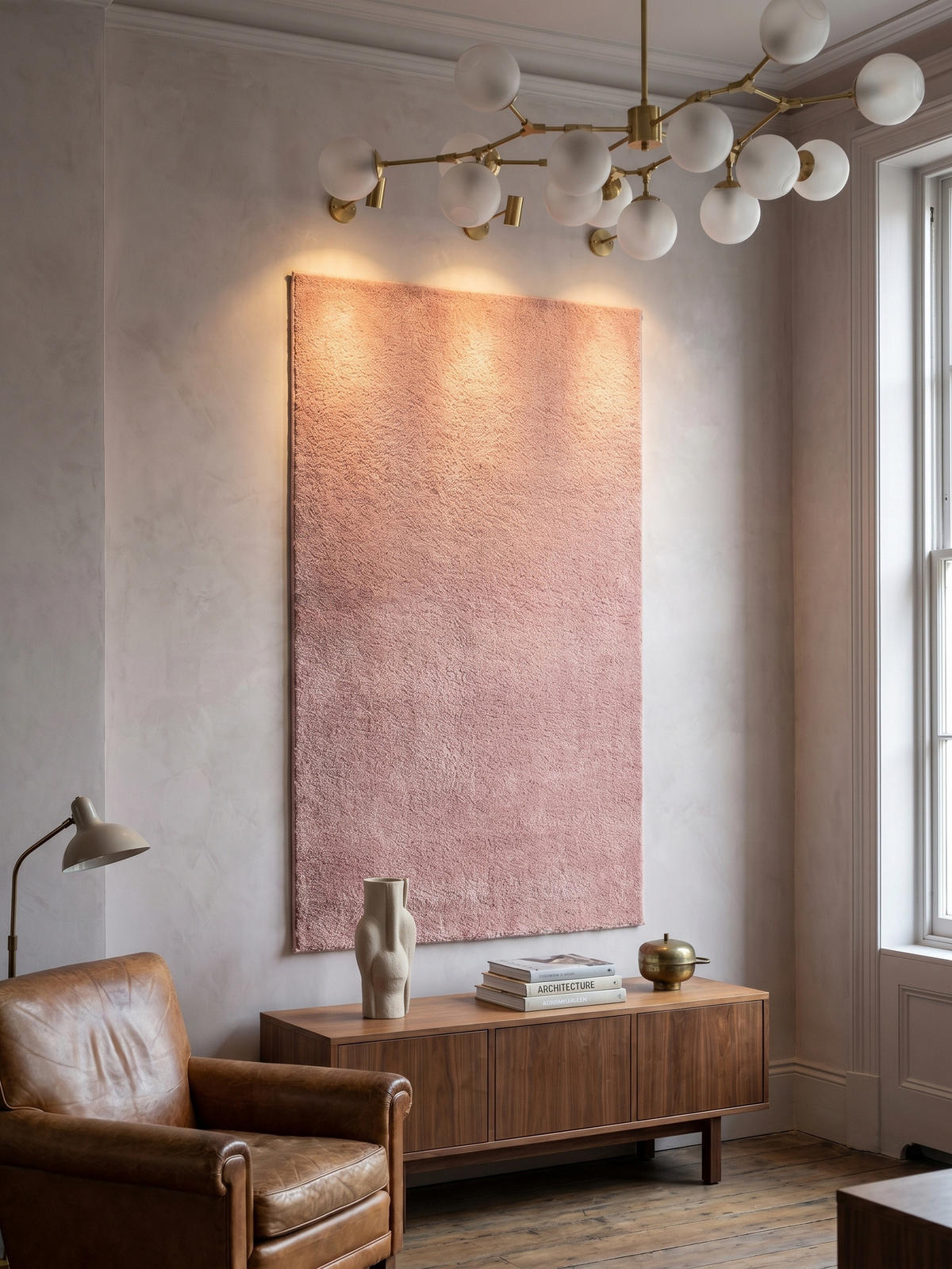 TEPPICH Waschbar Uni Modern Schlafzimmer Strapazierfähig Läufer Rosa 80x250 cm OEKO-TEX Flur – MAIN - Rosa, Textil (250/80cm) - KADIMA DESIGN