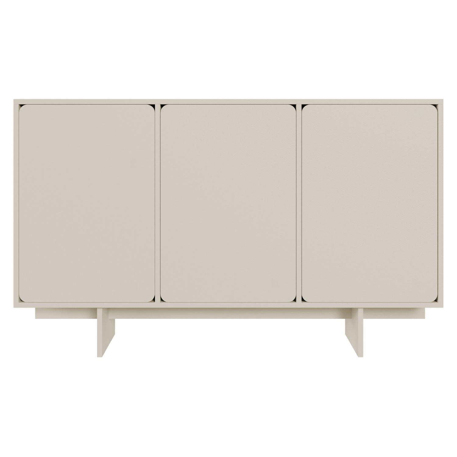 SIDEBOARD Wuwu Greige 150 cm - Taupe, Holzwerkstoff (150.4/88/35cm) - Selsey