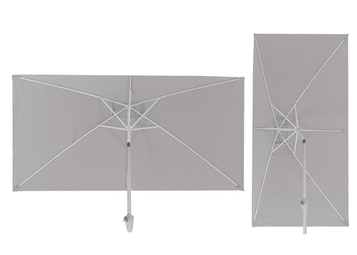SONNENSCHIRM NEIGBAR Anthrazit - Anthrazit, Textil (192/295cm) - MCW
