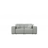 GARTENSOFA Gartenmöbel MALIBU 2 Sitzer Stoff Odyssey Hellgrau - Hellgrau, Holz (186/73/88cm) - Kaiser Möbel
