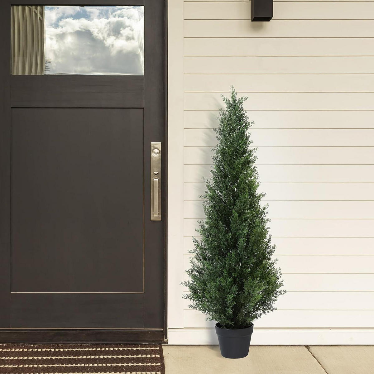 KÜNSTLICHER Zedernbaum 125 cm 2er Set - Grün, Kunststoff (70cm)