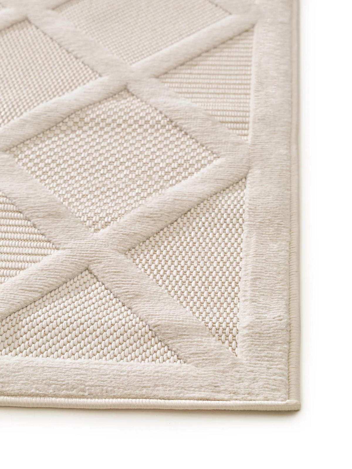 OUTDOORTEPPICH Bonte Cream 160x230 cm - Creme, Textil (160/230cm) - benuta Nest