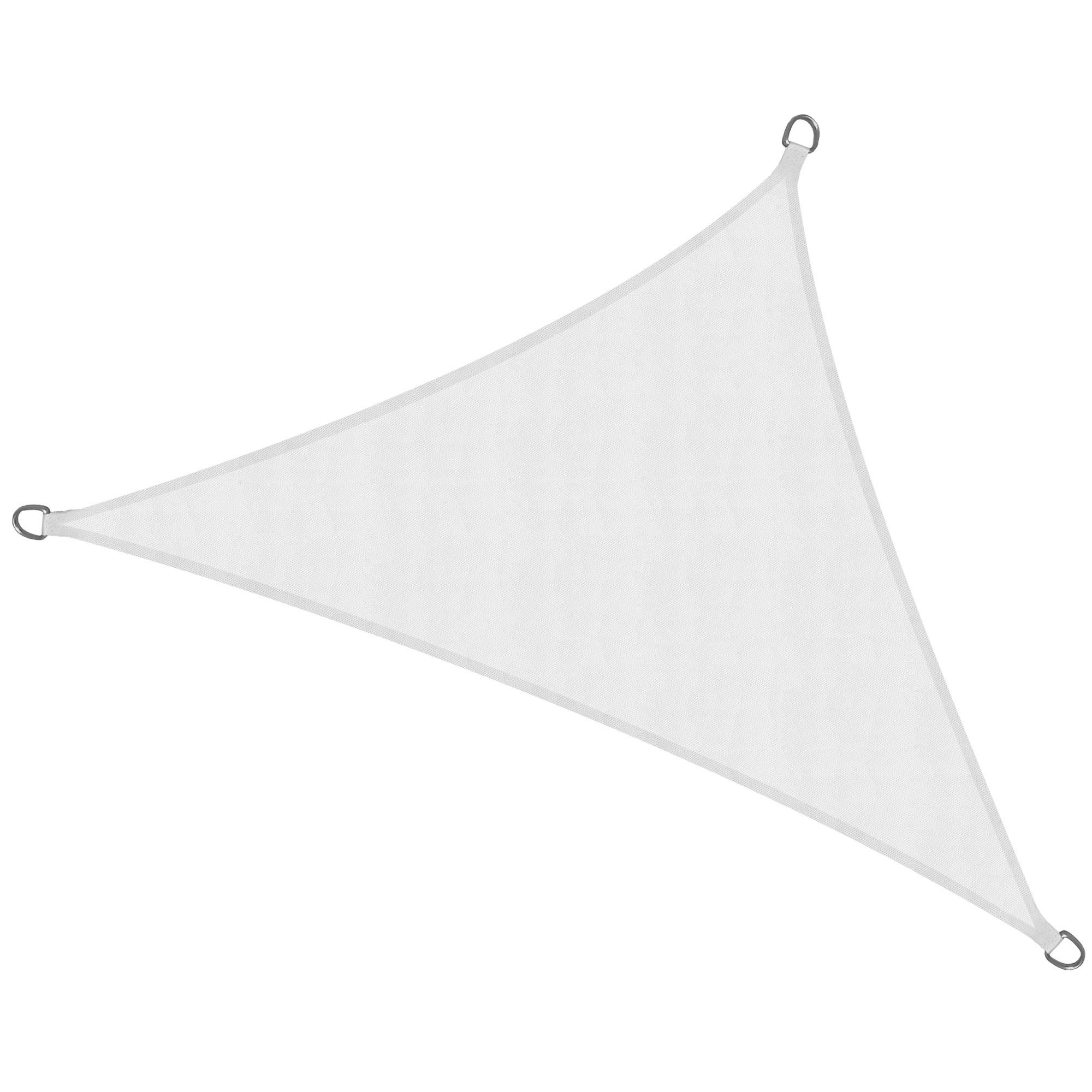 SONNENSEGEL SolVision PS9 500/500/700 cm dreieckig Weiß PE - Weiß, Kunststoff (500/500cm) - Sol Royal