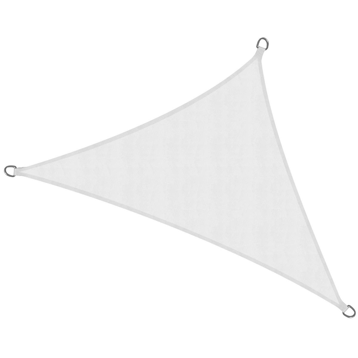 SONNENSEGEL SolVision PS9 500/500/700 cm dreieckig Weiß PE - Weiß, Kunststoff (500/500cm) - Sol Royal