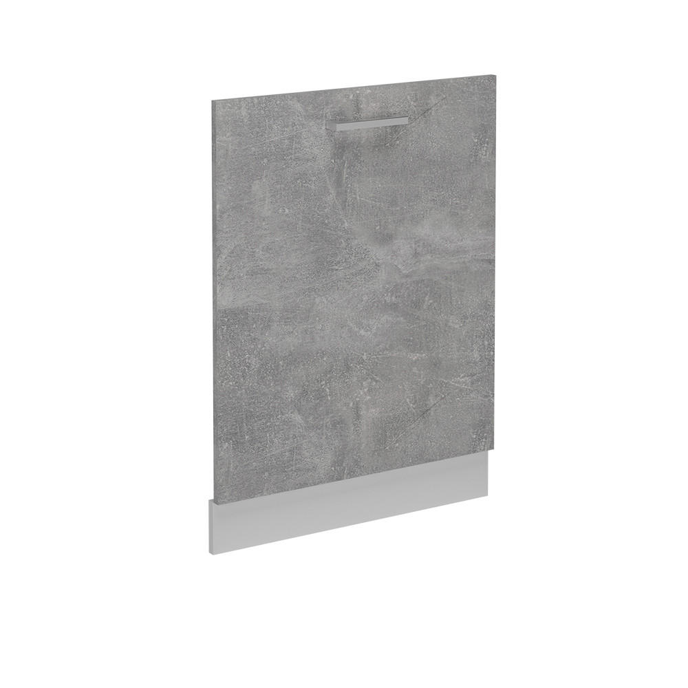 FRONTPANEL R-Line betong 60 cm utan b&auml;nkskiva Gr&aring;, Vit 81.8/60/1.6 cm