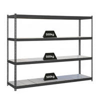 SCHWERLASTREGAL METAL BEAST FOUR | HxBxT 200x210x75cm | Fachlast 500kg | Anthrazit - Anthrazit, Metall (210/200/75cm) - PROREGAL