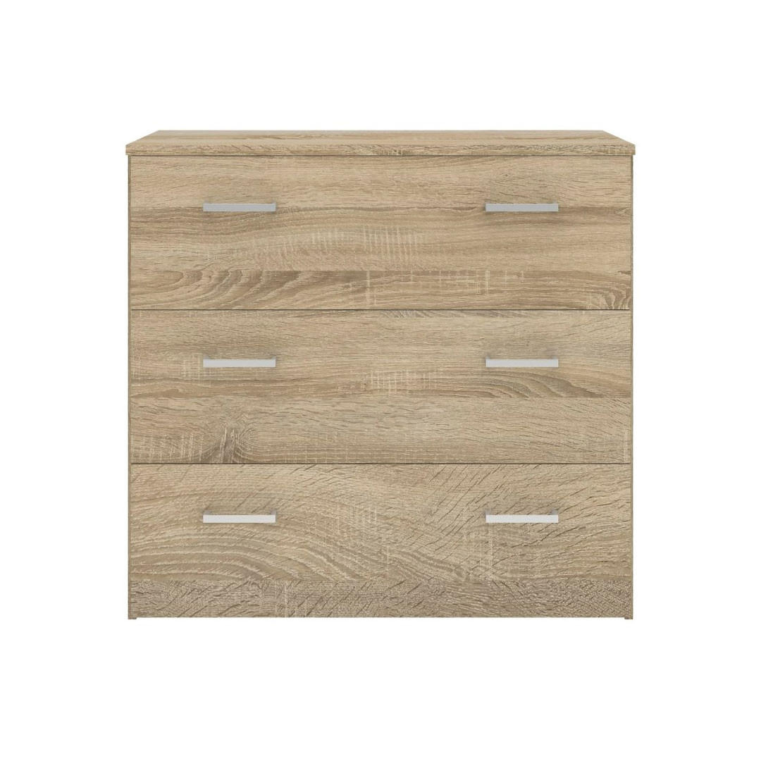 KOMMODE Eiche Dekor - Eichefarben, Holzwerkstoff (74/70/36cm) - ebuy24
