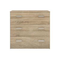 KOMMODE Eiche Dekor - Eichefarben, Holzwerkstoff (74/70/36cm) - ebuy24