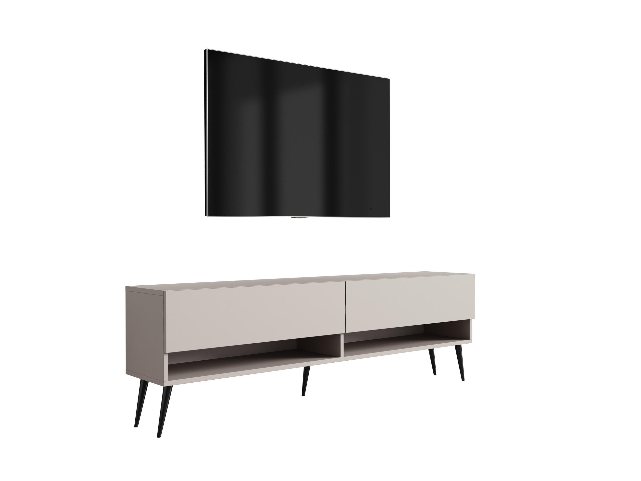 3XE Living Tv-Lowboard Beige 170x52x32 cm