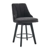 BARHOCKER DE-36254 2er-Set mit 360°-Drehung Grau - Grau, Metall (53/94.5/53.5cm) - ComfortXL
