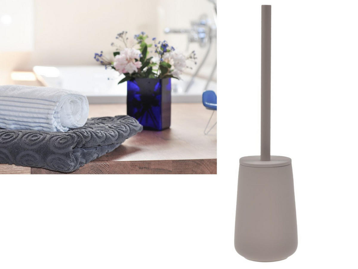 TOILETTENBÜRSTE Nova One taupe (graubraun) - Braun, Keramik (10/37/10cm) - Zone Denmark
