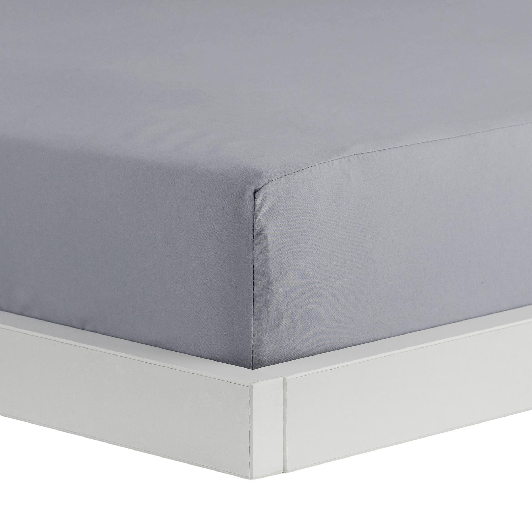 SPANNBETTLAKEN Micros - Hellgrau, Textil (200/220cm) - home&you