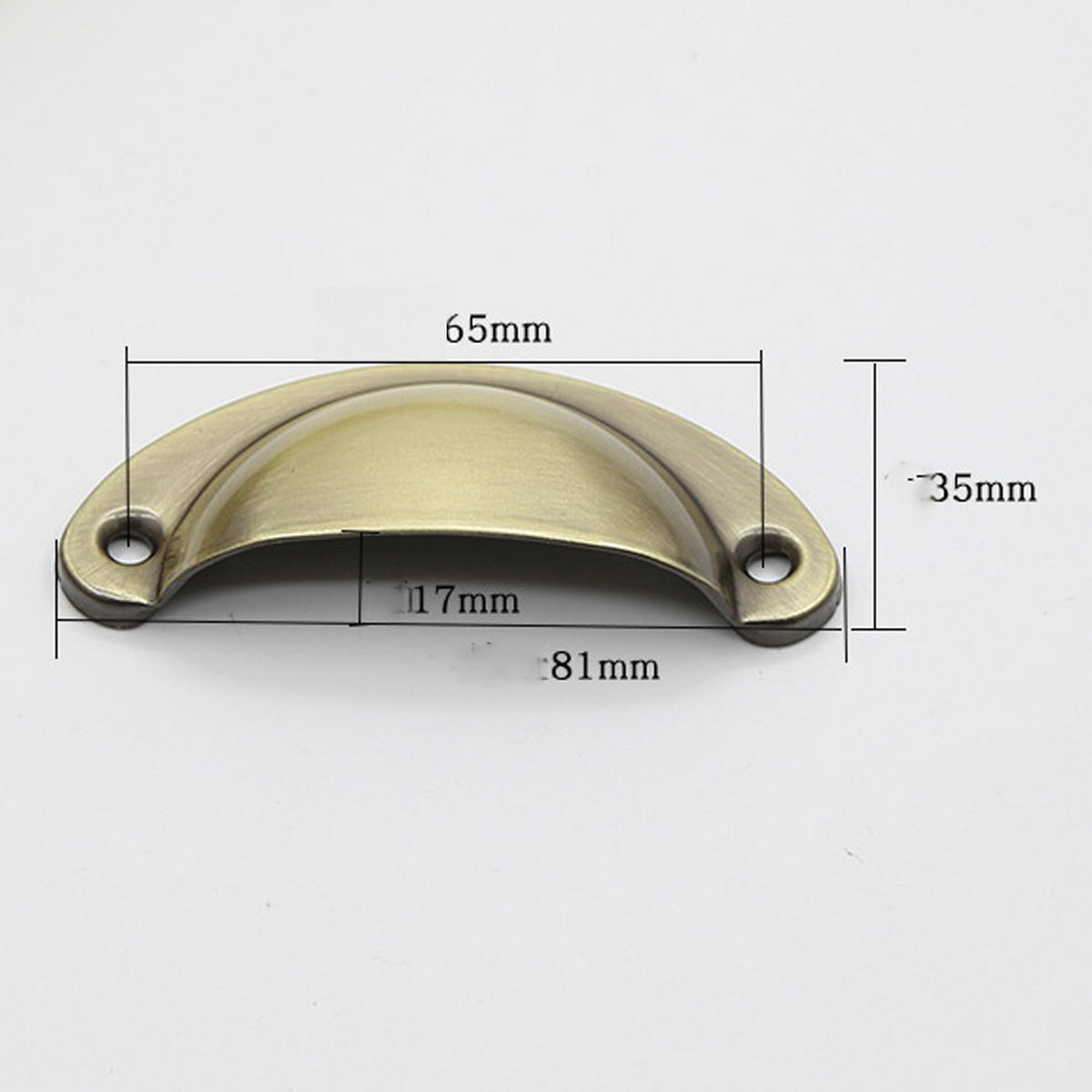 MÖBELGRIFF 20er-Set - Orange, Metall (3.5/2.5/8cm)