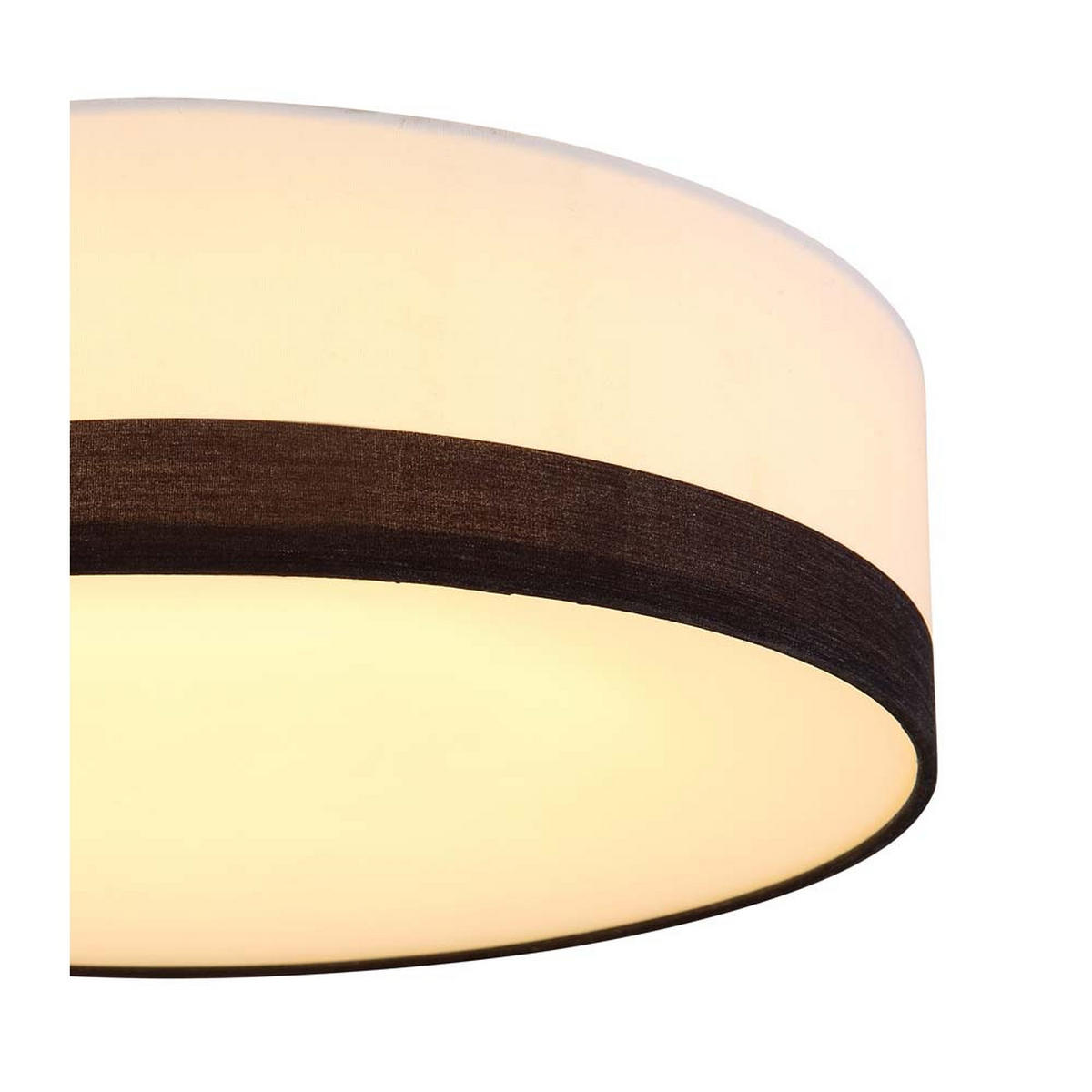 LED DECKENLEUCHTE Weiß mit CCT-Schaltung - Weiß, Metall (38/38/13cm)