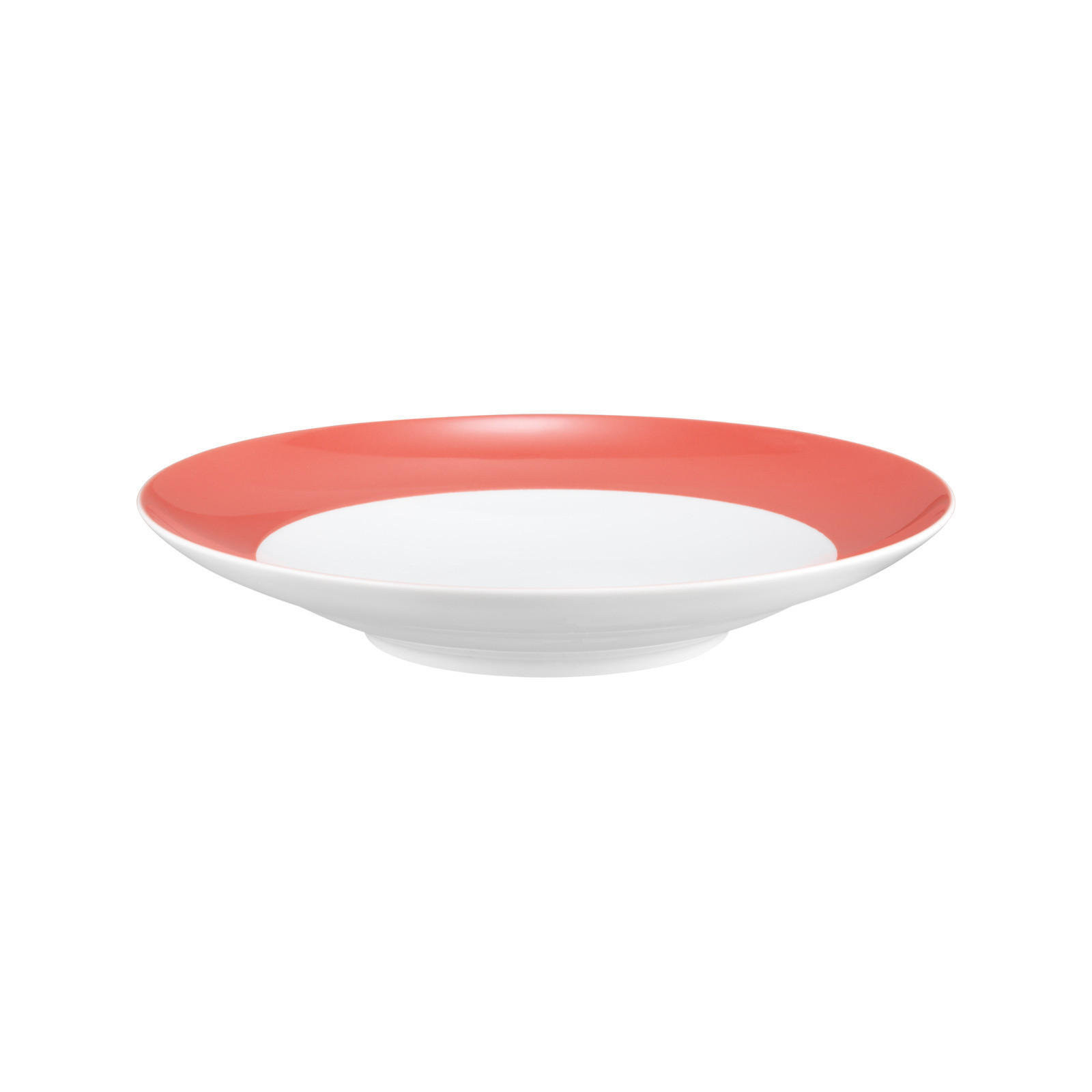 SUPPENTELLER Liberty Pure Colors Flamingo Red ø 23,5 cm - Rot, Keramik (23.6cm) - Seltmann Weiden