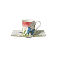 KAFFEETASSE MIT UNTERTASSE Amazonia bunt 210 ml - Multicolor, Keramik (14/9.6/17cm) - Villeroy & Boch