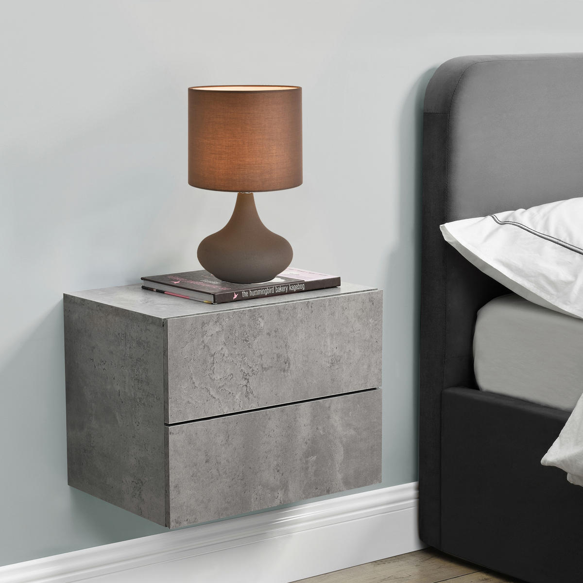 TISCHLEUCHTE Pilgrimstad - Anthrazit, Metall (20/20/34cm) - lux.pro