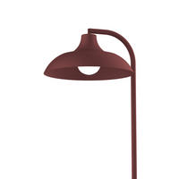 STEHLEUCHTE - Rot, Metall (40/30/165cm) - Lumicom