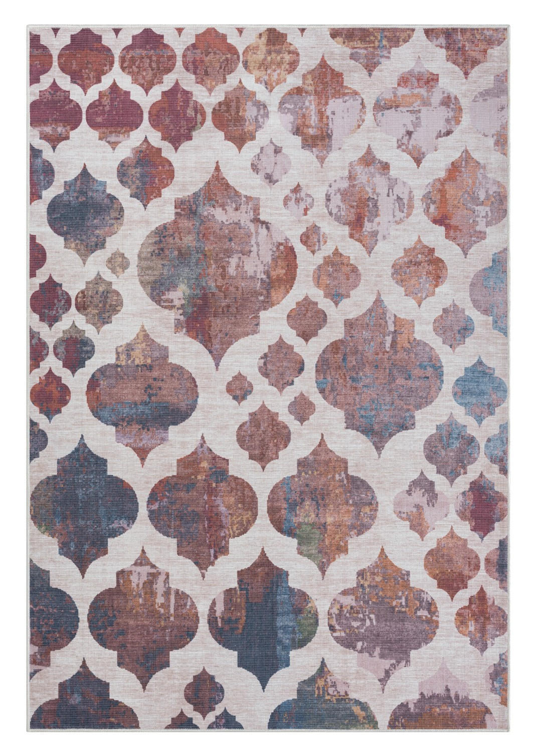 TEPPICH Nile Bordeaux,Petrol,Rostfarben 160/230 cm - Bordeaux, Textil (160/230cm) - My-Rug