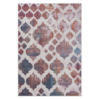 TEPPICH Nile Bordeaux,Petrol,Rostfarben 160/230 cm - Bordeaux, Textil (160/230cm) - My-Rug