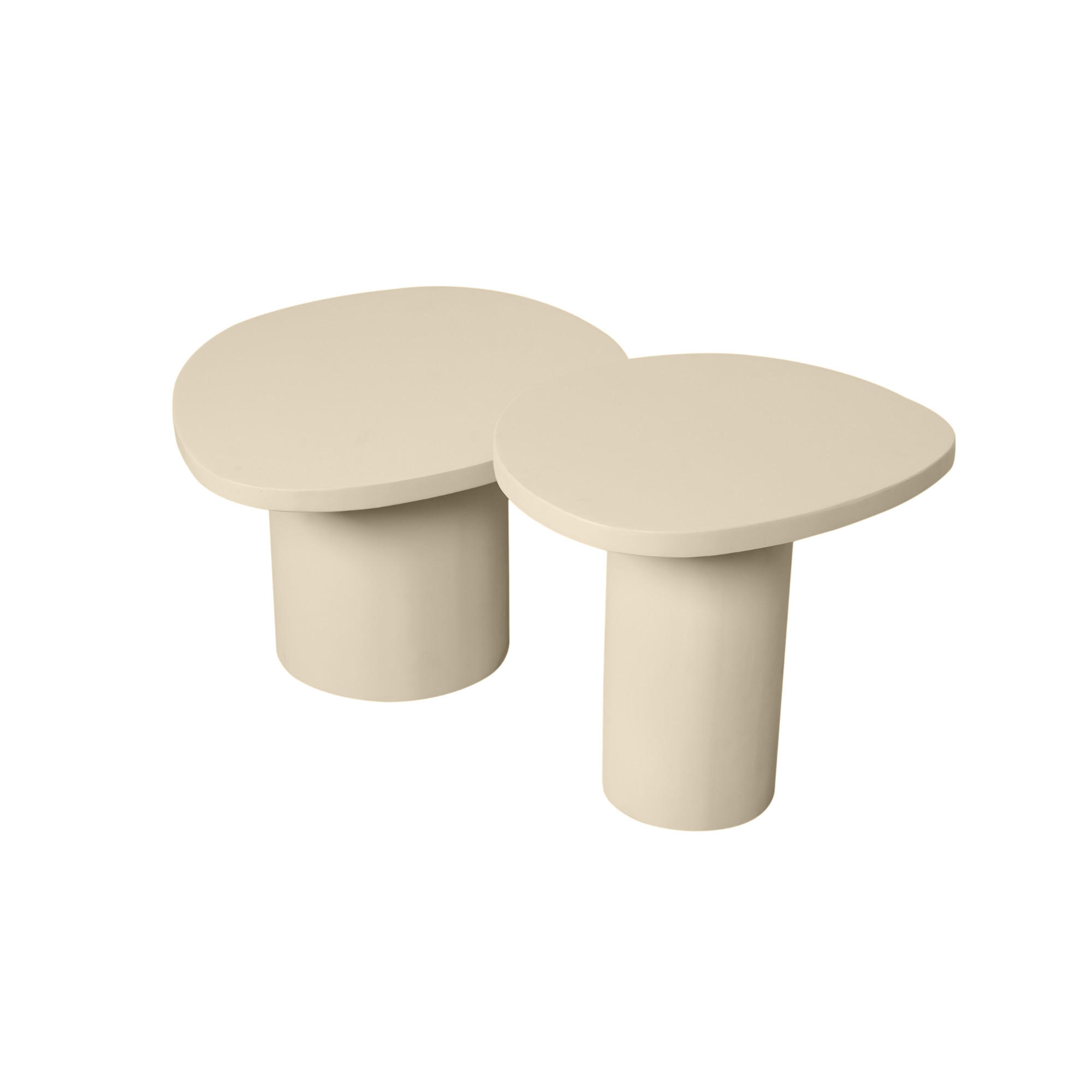 COUCHTISCH Mireon Mangoholz 70 cm / 70 cm Sand - Sandfarben, Holz (56/70/38cm)