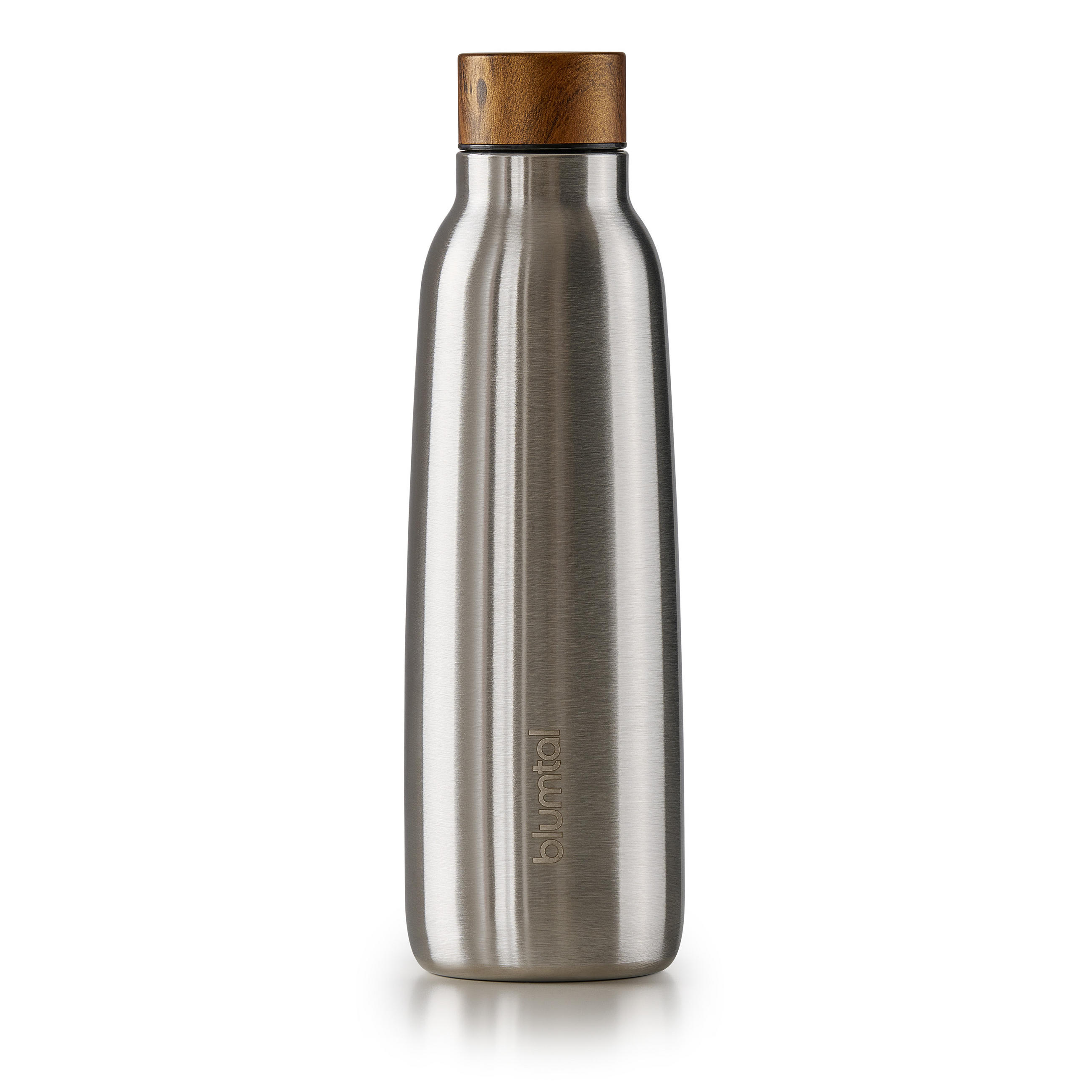 THERMOSFLASCHE Ray 500 ml, Edelstahlfarben - Edelstahlfarben, Metall (0.5L) - Blumtal