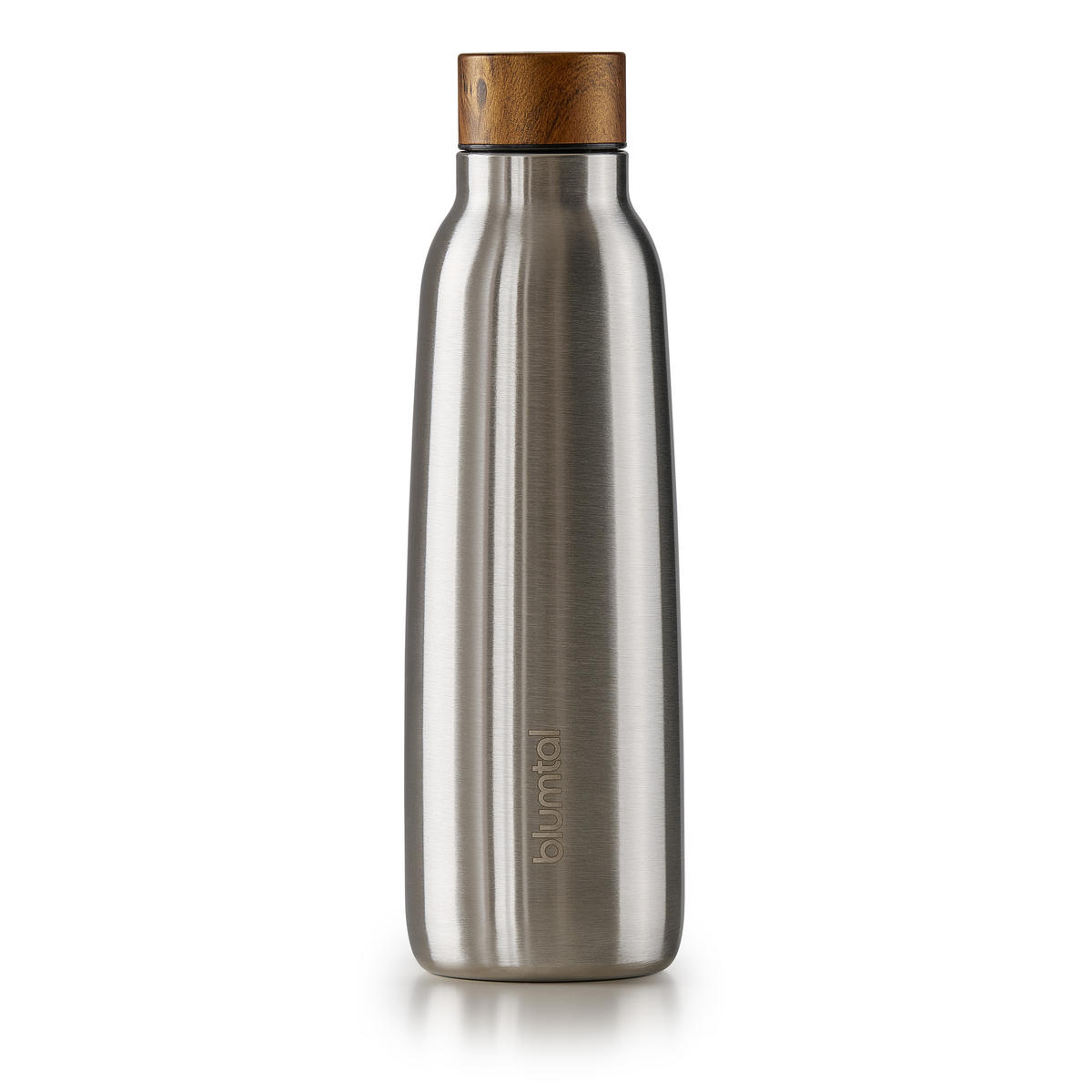 THERMOSFLASCHE Ray 500 ml, Edelstahlfarben - Edelstahlfarben, Metall (0.5L) - Blumtal