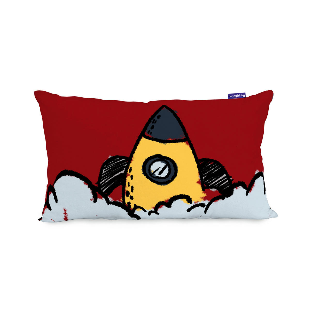 KISSENBEZUG starspace 50x30 cm mehrfarbig - Multicolor, Textil (50/30cm) - Happy Friday