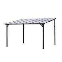 TERRASSENÜBERDACHUNG ECO - Anthrazit, 300 x 360 cm - Anthrazit, Glas/Metall (360/300cm) - Home Deluxe