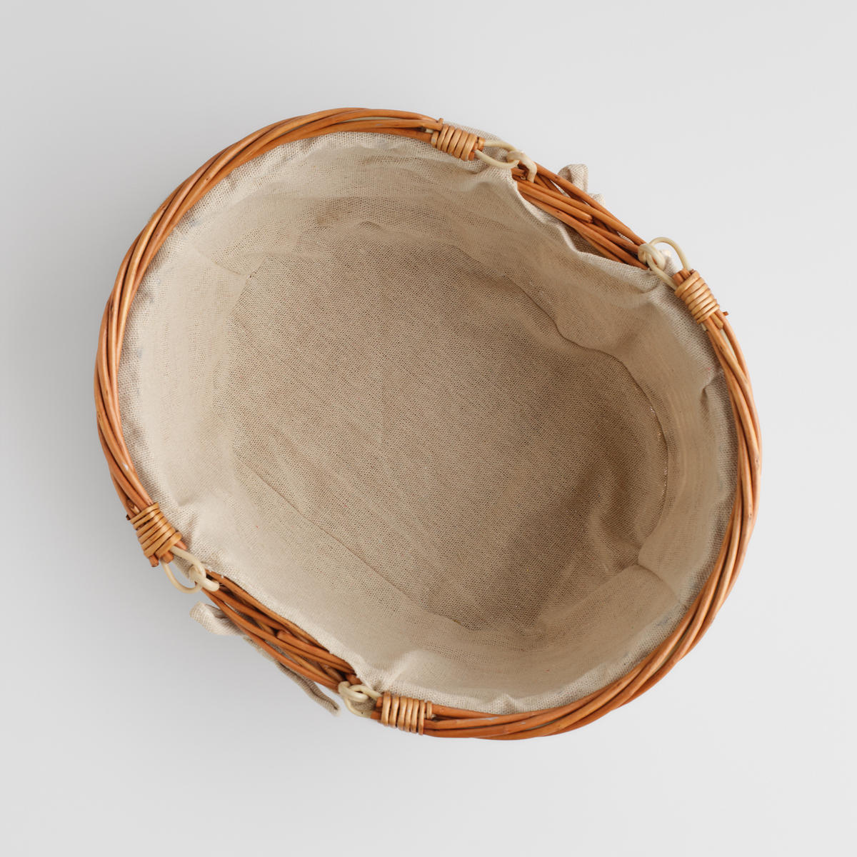 KORB MIT HENKEL Estray - Braun, Naturmaterialien (23/24/31cm) - home&you